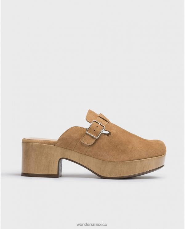 Wonders zueco mara marrón arena calzado mujer 022RR214