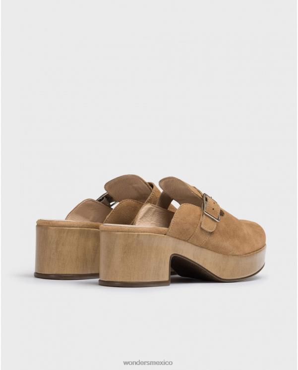 Wonders zueco mara marrón arena calzado mujer 022RR214