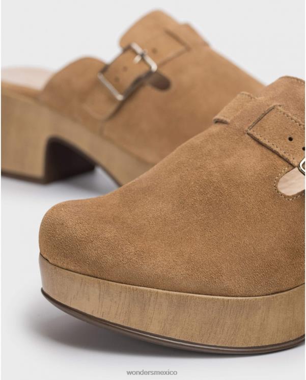 Wonders zueco mara marrón arena calzado mujer 022RR214