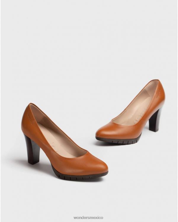 Wonders zapato de cuero macy marron calzado mujer 022RR299