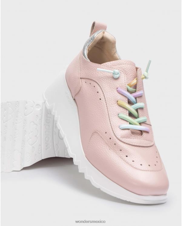 Wonders Sneaker ros/pl rosa-plata menta calzado mujer 022RR173