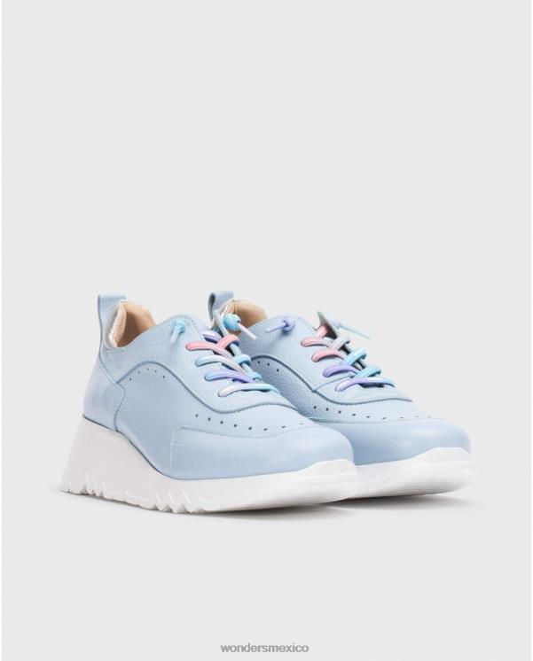Wonders zapatilla azul menta blu/pl calzado mujer 022RR172
