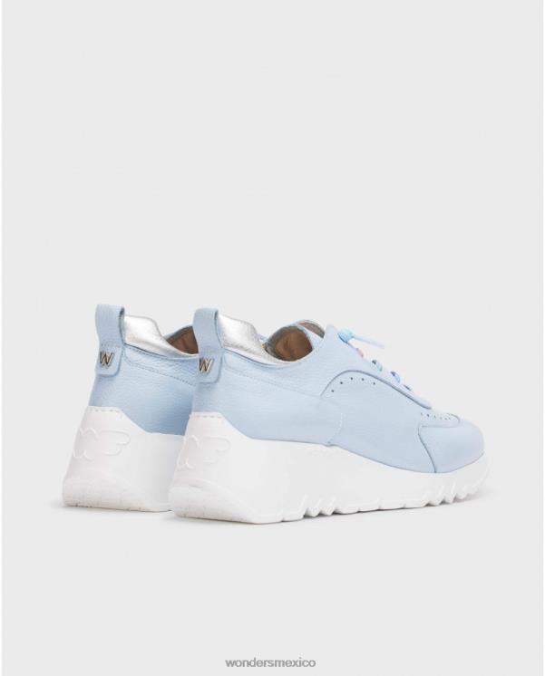 Wonders zapatilla azul menta blu/pl calzado mujer 022RR172