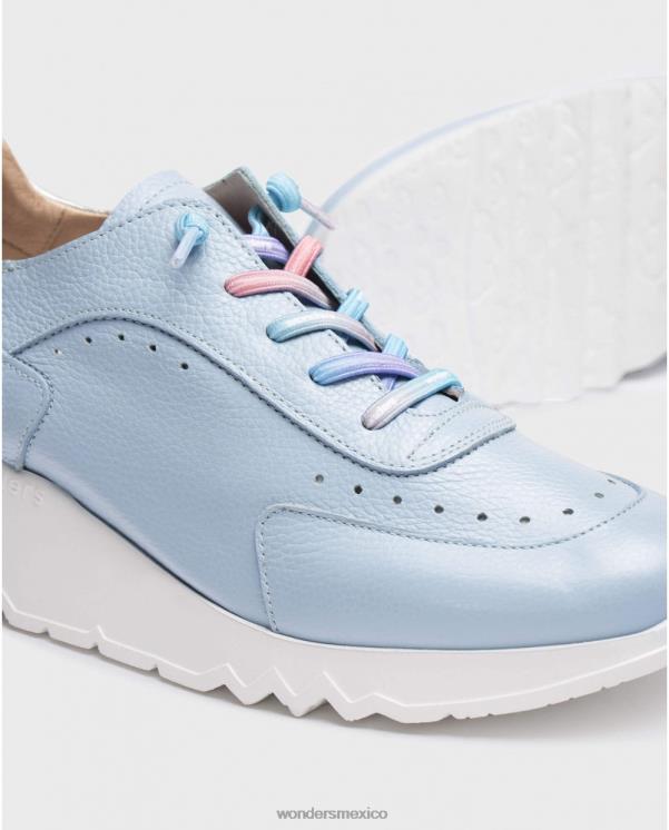 Wonders zapatilla azul menta blu/pl calzado mujer 022RR172