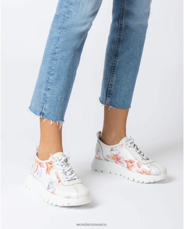 Wonders zapatilla estrella blanca calzado mujer 022RR158