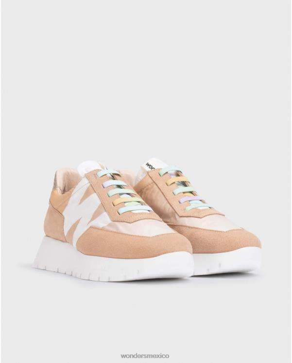 Wonders zapatilla odisei marrón arena/natu calzado mujer 022RR96