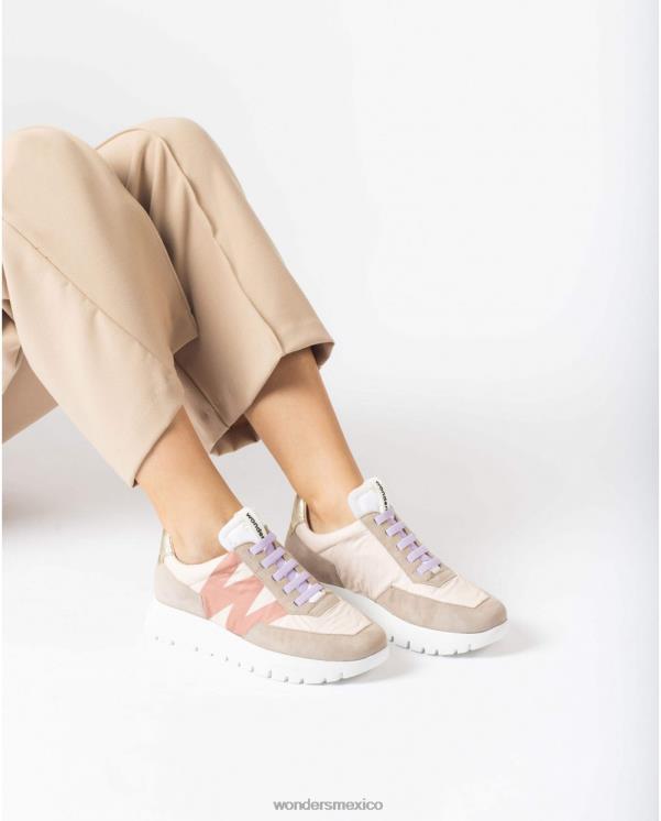 Wonders zapatilla odisei taupe/blan brown calzado mujer 022RR249