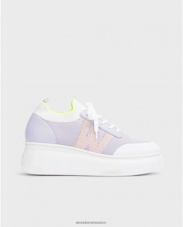 Wonders zapatilla violeta lavanda kiwi calzado mujer 022RR93