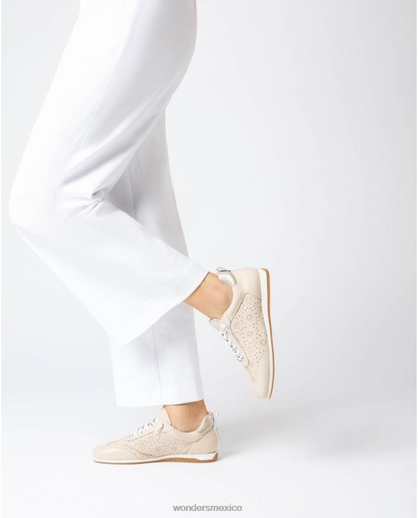 Wonders zapatillas brit beige natur/plao calzado mujer 022RR281