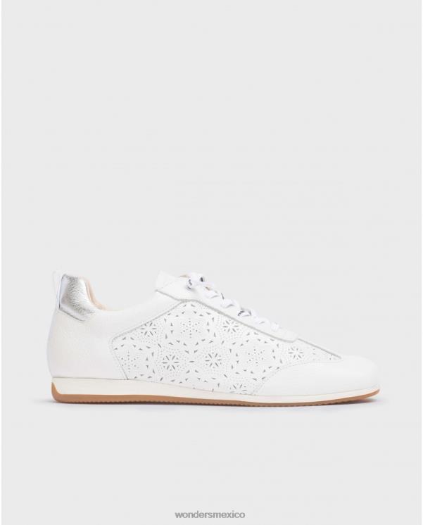 Wonders zapatillas brit blancas off/plata calzado mujer 022RR282