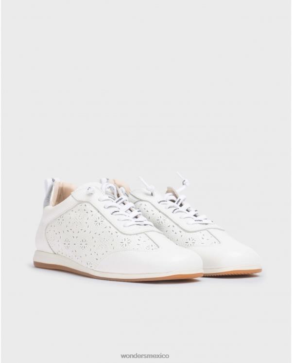 Wonders zapatillas brit blancas off/plata calzado mujer 022RR282