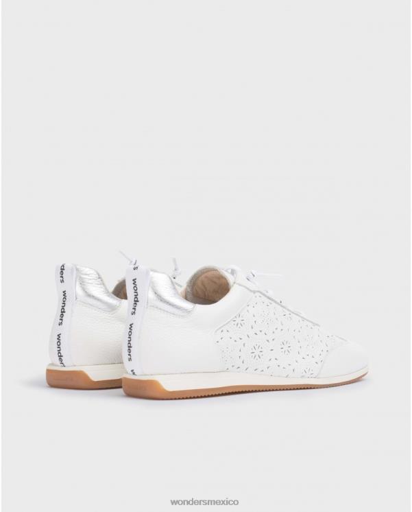 Wonders zapatillas brit blancas off/plata calzado mujer 022RR282