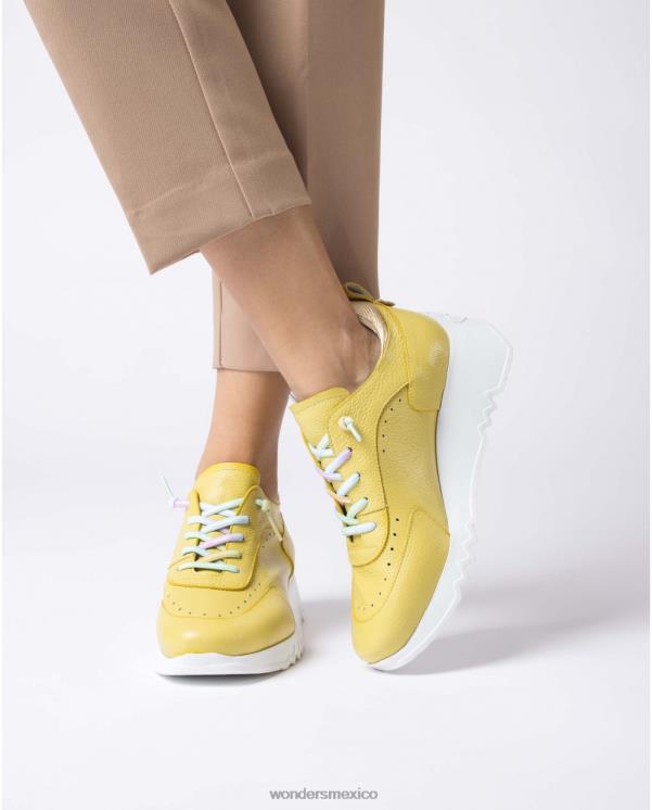 Wonders zapatillas lim/go amarillo menta calzado mujer 022RR170