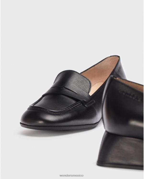 Wonders mocasin negro regalo negro calzado mujer 022RR221