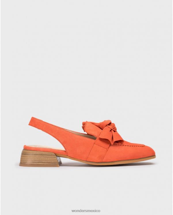 Wonders zapato naranja coral watts calzado mujer 022RR141