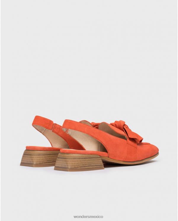 Wonders zapato naranja coral watts calzado mujer 022RR141