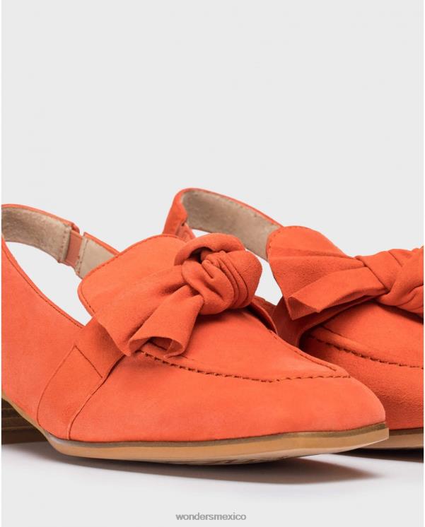 Wonders zapato naranja coral watts calzado mujer 022RR141